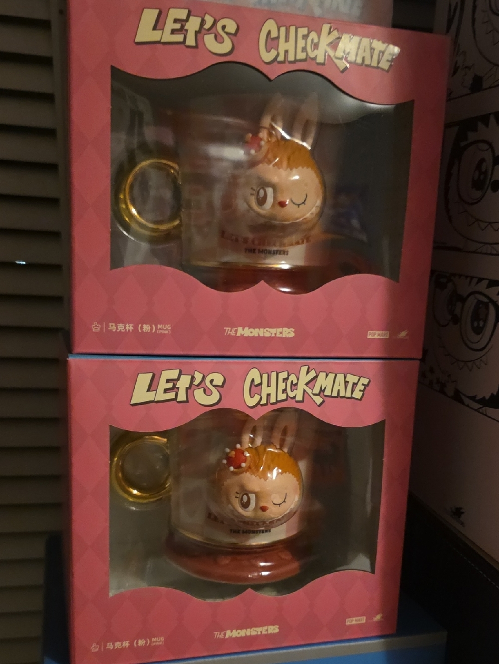 Pop Mart Labubu The Monsters Lets Checkmate Coffee Mug